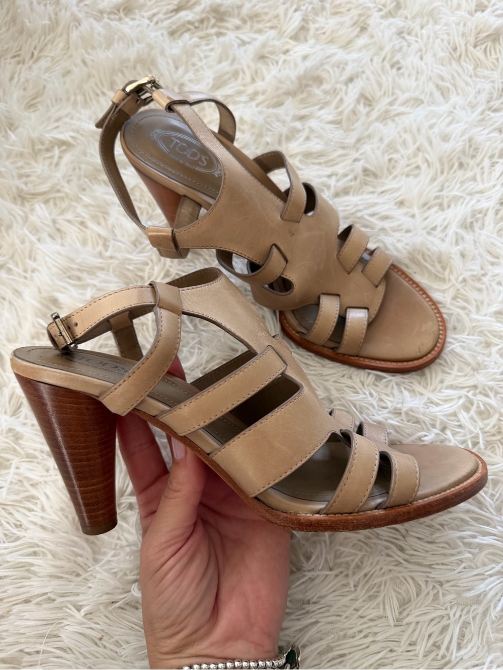 Tod’s Leather Sandal - Size 38 US 7.5